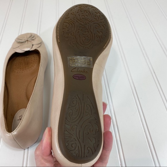 Clarks Aldea blush leather ballet flats - Picture 6 of 6